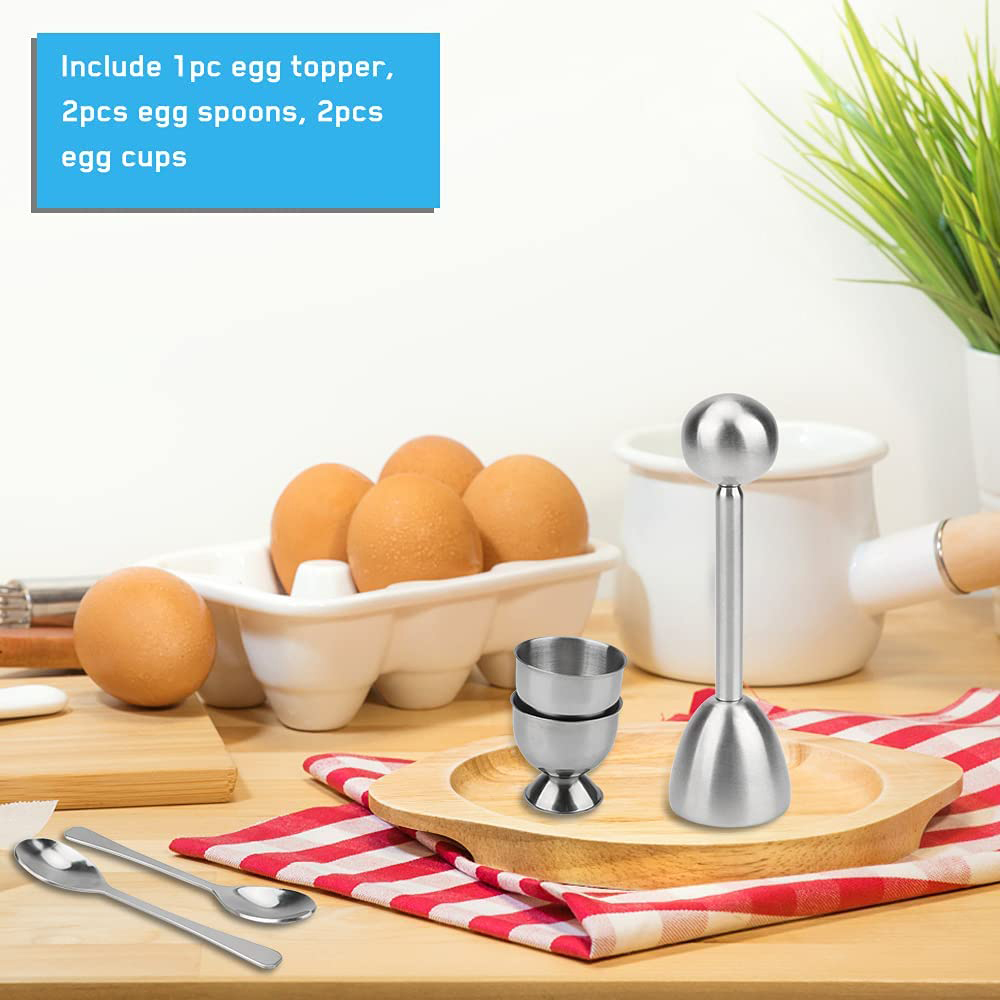LMETJMA 계란 크래커 토퍼 세트 스테인레스 스틸  - Egg Separator Tool 리뷰 및 가격