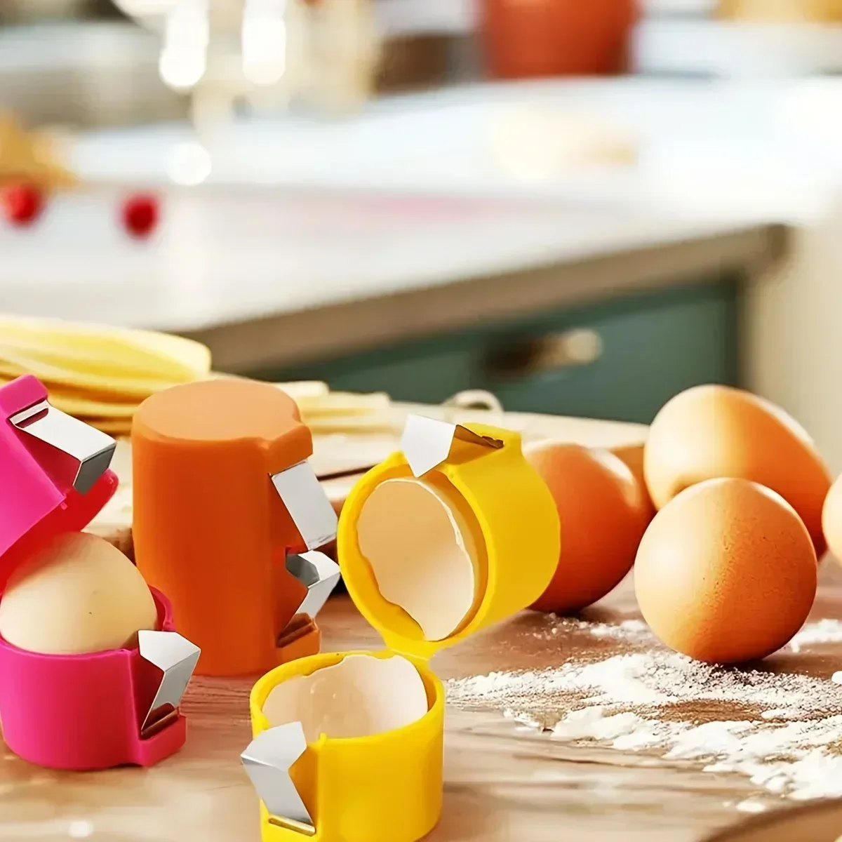 1/3pcs-새로운 계란 껍질 오프너 프레스 계란 껍질 - Egg Separator Tool 리뷰 및 가격