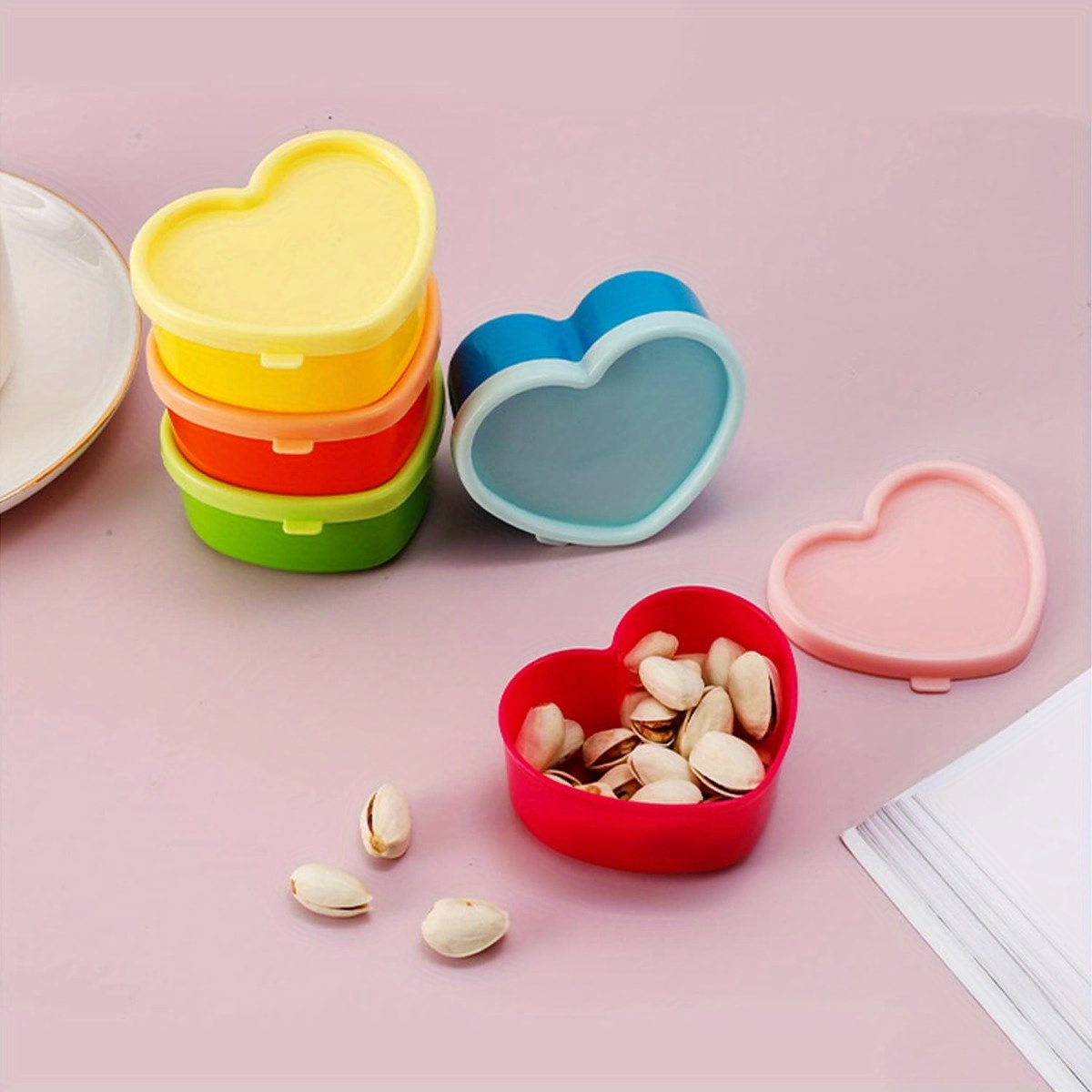 5PCS 미니 도시락 양념 보관함 뚜껑 포함 재사용 가 - Kitchen Gadgets Organizer 리뷰 및 가격