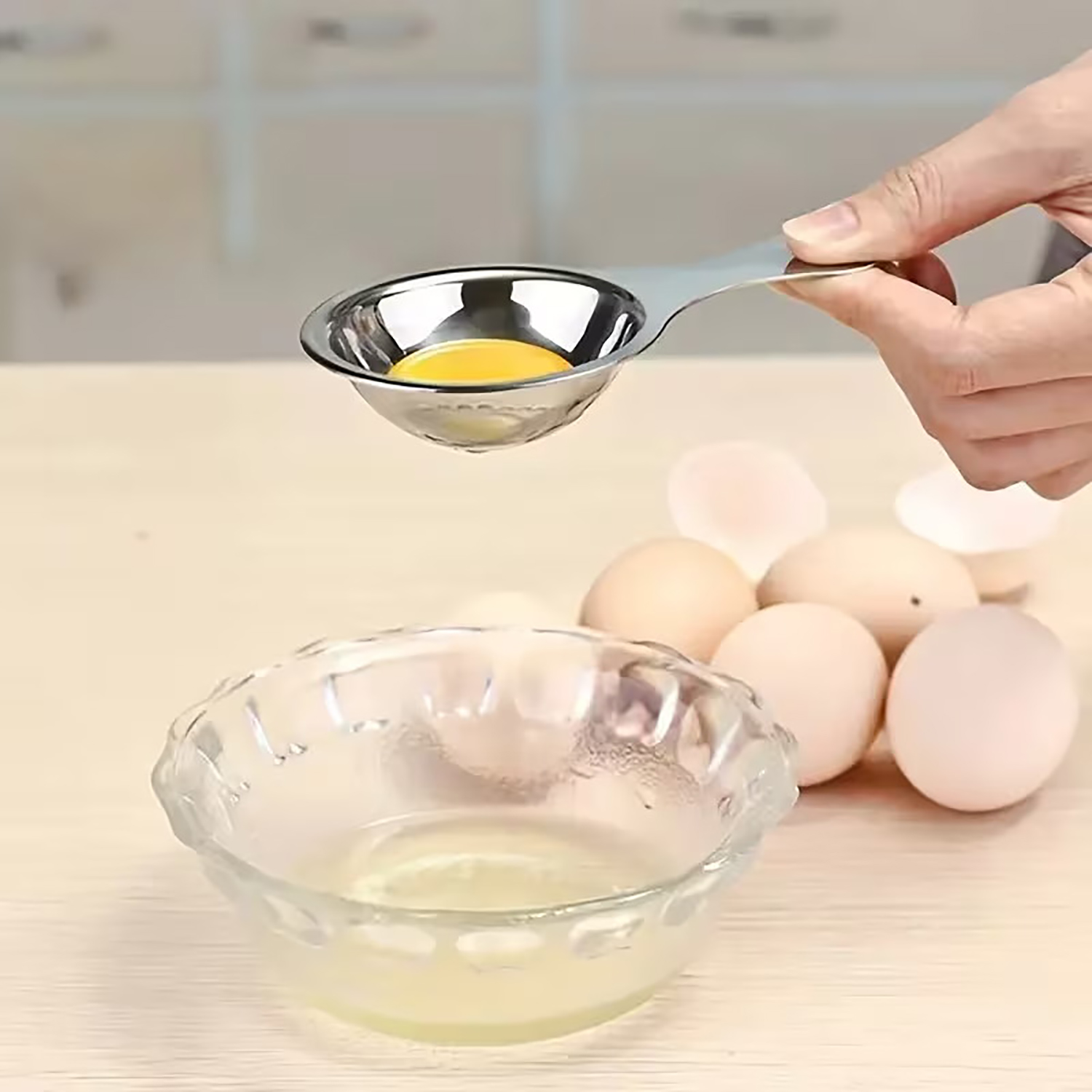 스테인레스 스틸 계란 분리기 스트레이너 필터 흰색 노른 - Egg Separator Tool 리뷰 및 가격