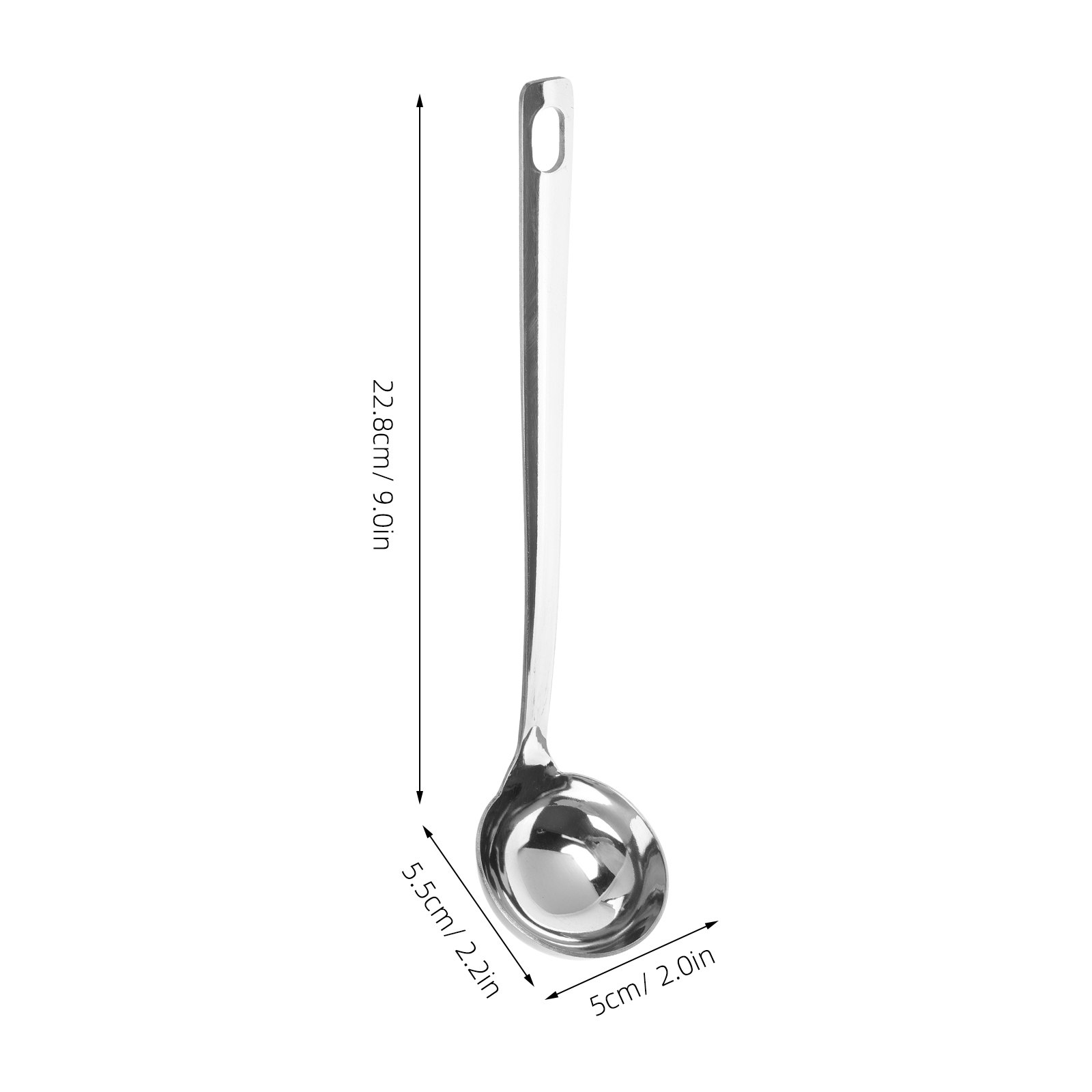 스테인리스 스틸 소재의 긴 손잡이가 달린 두꺼운 국자, - Kitchen Gadgets Gold 리뷰 및 가격