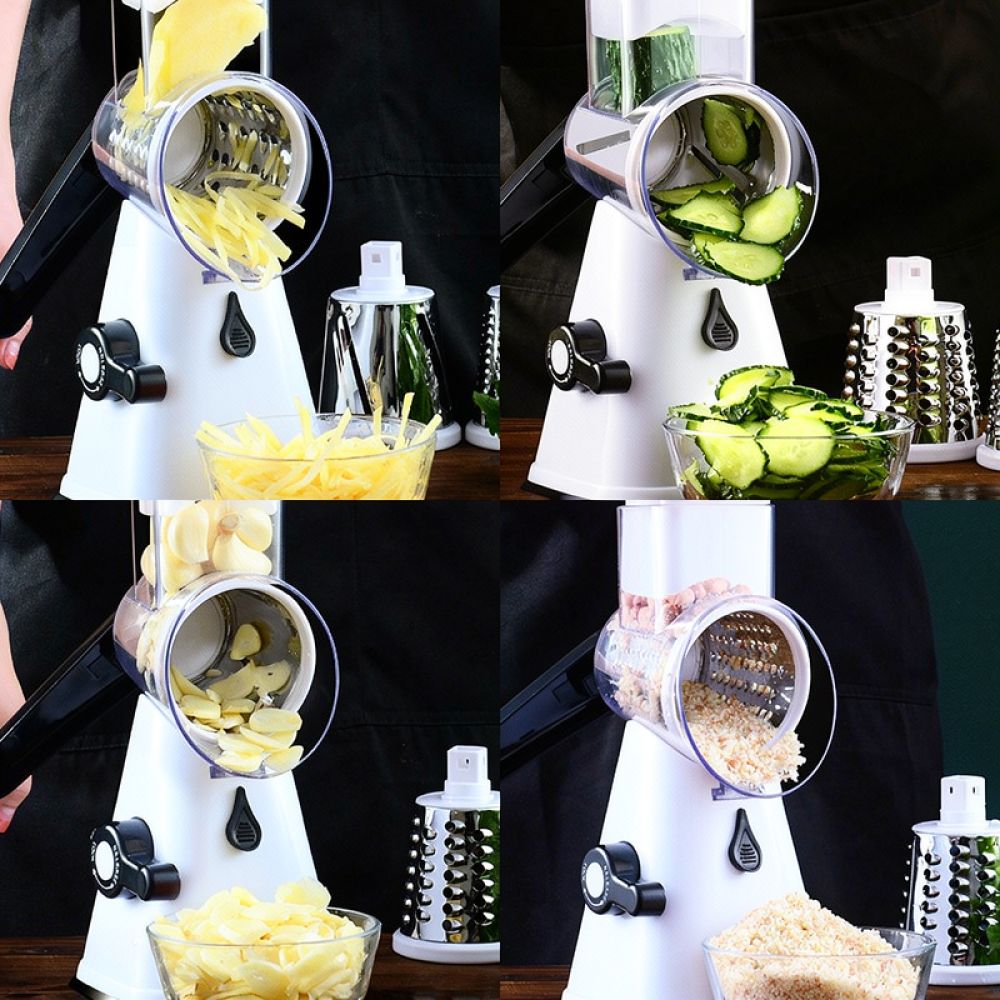 회전식 식품 슬라이서, 채칼, 채썰기 도구, 수동 야채 - Kitchen Helper Gadgets 리뷰 및 가격