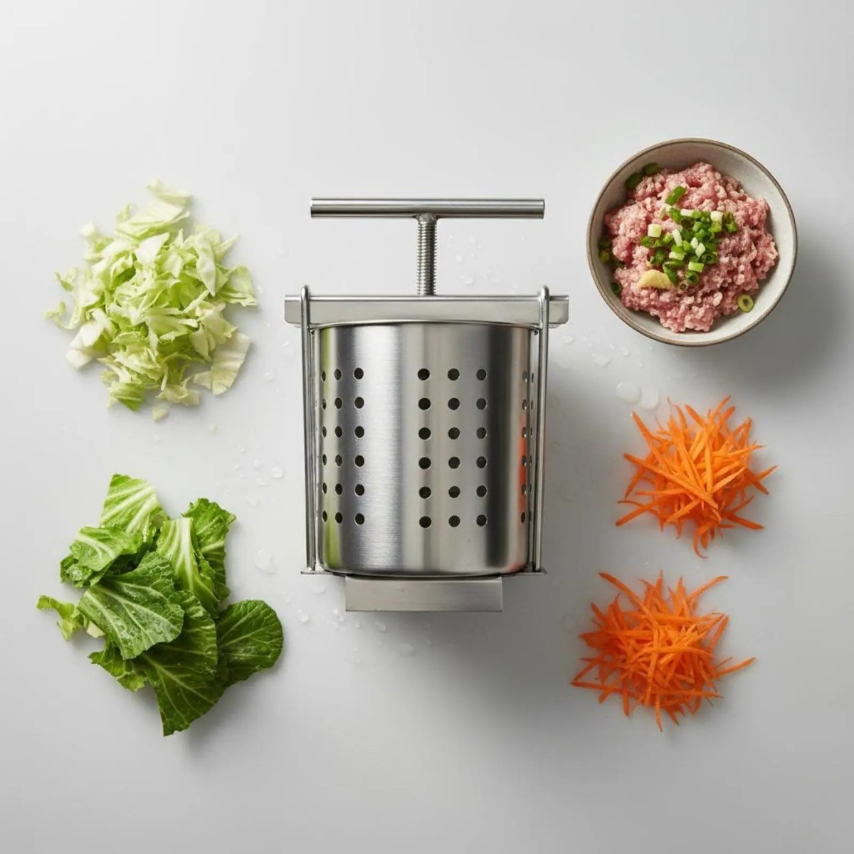 야채 건조기 주방용품 스테인리스 스틸 핸드 쥬서 필링  - Kitchen Gadgets Dumpling Maker 리뷰 및 가격